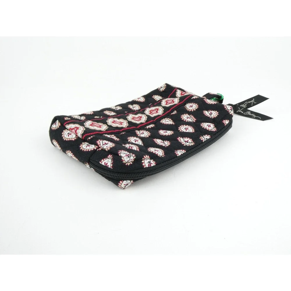 Vera Bradley Classic Black Small Cosmetic Case NWT